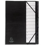 TRIEUR A4 NUMERIQUE 31 ONGLETS NOIR