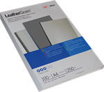 COUVERTURE GRAIN CUIR PAQUET DE 100 GRIS FONCE