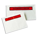 POCHETTE PORTE DOCUMENT 160X110MM ADHESIF
