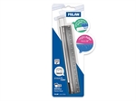 BLISTER REGLE 15CM METAL AVEC GOMME