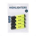 BL SURLIGNEUR HIGHLIGHTERS JAUNE X4