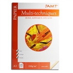 BLOC PAPIER MULTI TECHNIQUE A3 220G 15F