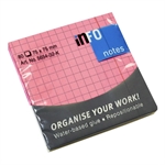 INFO NOTES 75X75MM QUADR 5X5 ROSE 100F