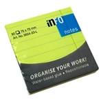 INFO NOTES 75X75MM LIGNE VERT 100F