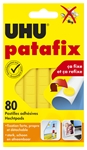 ADHESIF PATAFIX JAUNE UHU 80 PASTILLES