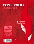 COPIE DOUBLE 17X22 200 PAGES SEYES NON PERFOREE