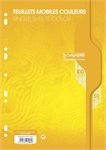 FEUILLE MOBILE 21X29,7 100P SEYES JAUNE