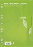 FEUILLE MOBILE 21X29,7 100P SEYES VERT