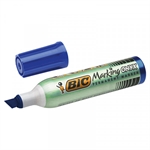 MARQUEUR PERM ONYX BISEAU BLEU BIC 1481