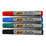 MARQUEUR PERM OGIVE BLEU BIC 2000