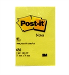 POST-IT NOTES 100 FEUILLES 76X51MM JAUNE