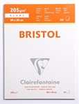 CARTELINE BRISTOL 50X60CM UNI BLANC 25F