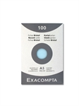 FICHE BRISTOL A5 5X5 BLEU 100F EXA