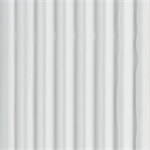 RL ONDULINE 50X70CM BLANC