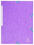 CHEMISE 3 RAB/ELAST A4 CART CL MAUVE EXA