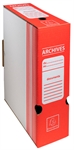 BOITE ARCHIVE DOS 10CM CL ROUGE EXA