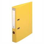 CLASSEUR A LEVIER DOS 5CM S/P JAUNE EXA