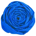 PAPIER CREPON 40% 2X0,5M BLEU FRANCE X10