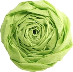 PAPIER CREPON 60% 2,5X0,5M VERT POM X10