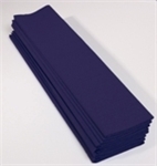 PAPIER CREPON 75% 2,5X0,5M BLEU MAR X10