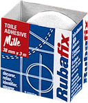 ADHESIF TOILE 38MMX3M BLANC