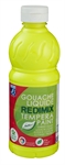 PEINTURE GOUACHE 500ML FLUO JAUNE