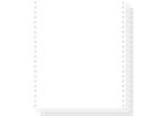 PAPIER LISTING 240X11 3EX BLANC x1000