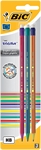 BL CRAYON PAPIER EVOLUTION+GOMME X3 BIC