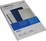 COUVERTURE GRAIN CUIR PAQUET DE 100 BLEU