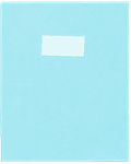 PROTEGE CAHIER 24X32 OPAQUE BLEU CLAIR