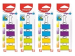 PINCE A DESSIN 32MM DOUBLE CLIP PQT4 ASS