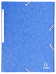CHEMISE 3 RAB/ELAST A4 CART CL BLEU EXA