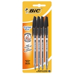 BL STYLO BILLE CRISTAL CLIC NOIR X4 BIC