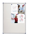 VITRINE INTERIEUR FOND BLANC MAGNETIQUE PORTE A BATTANT 9XA4