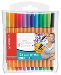 BL STYLO FEUTRE POINT 88 MINI PQT12 STA