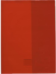 PROTEGE CAHIER LUXE ROUGE 24X32