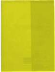 PROTEGE CAHIER LUXE JAUNE 24X32**