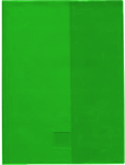 PROTEGE CAHIER LUXE VERT 24X32