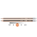 CRAYON PAPIER GRAPHITE HB BLACK MAP