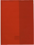 PROTEGE CAHIER 17X22 LUXE ROUGE