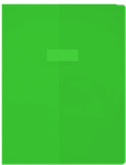 PROTEGE CAHIER 17X22 LUXE VERT****