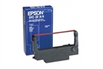 RUBAN CASSETTE ERC38 30/34 EPSON NOIR/ROUGE