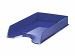 CORBEILLE COURRIER FUSION BLEU FONCE