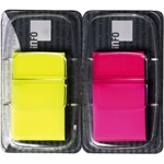 BLISTER MARQUE PAGE JAUNE & ROUGE FLAG FLUO