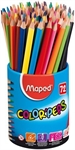 CRAYON COULEUR 18CM COLORPEPS POT 72