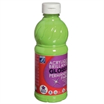 PEINTURE ACRYLIQUE 500ML VERT ANIS