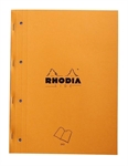 BLOC NOTE RHODIA A4 N°18 5X5 ORANGE PERF