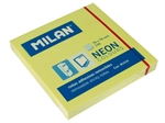 INFO NOTES 76X76MM 100 FEUILLES JAUNE FLUO