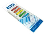 BL MARQUE PAGE 4X12MM 8 COUL FLECHE MIL
