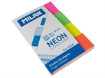 MARQUE PAGE FLUO NEON 2X5CM MILAN